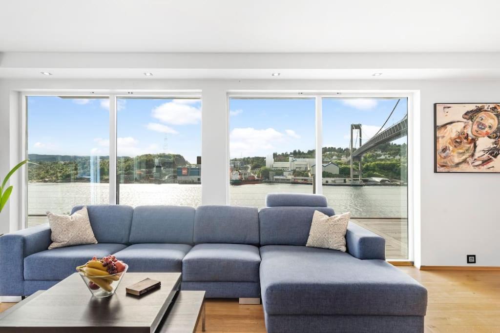 Penthouse Leilighet 200 Kvm Vakker Sjoutsikt. Appartamento Bergen Esterno foto